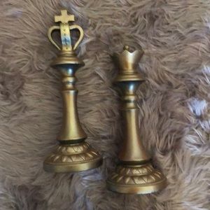 Kings and Queen Chess Wooden Pieces